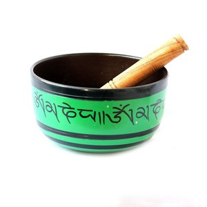 Bol chantant en laiton artisanal en métal, modèle en alliage de bronze avec baguettes en bois ou impression de logo personnalisé, vente en gros - Product Image 4