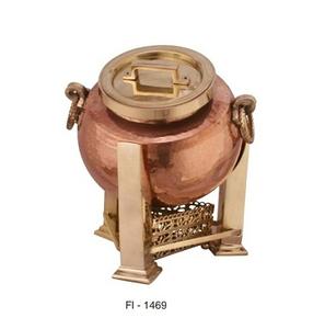 กษัตริย์ที่มีคุณภาพสูงทองแดงHandi ChafingจานBriyani Handi - Product Image 1