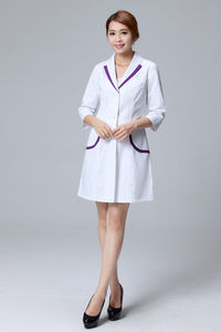 Uniforme de salon de beauté professionnel, uniforme de serveur de salon de beauté, manteau d'esthéticienne à manches mi-longues - Product Image 4