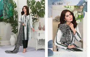 Vêtements de fête pour femmes en mousseline de soie Salwar Kameez Costumes Viscose Soie Lin Matériel - Product Image 2