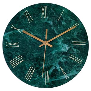 Orologi da Parete Personalizzati da 12 Pollici <span class=keywords><strong>in</strong></span> Vetro Temperato Effetto <span class=keywords><strong>Marmo</strong></span>, Stile Europeo Moderno, per Arredamento Casa e Soggiorno - Product Image 2