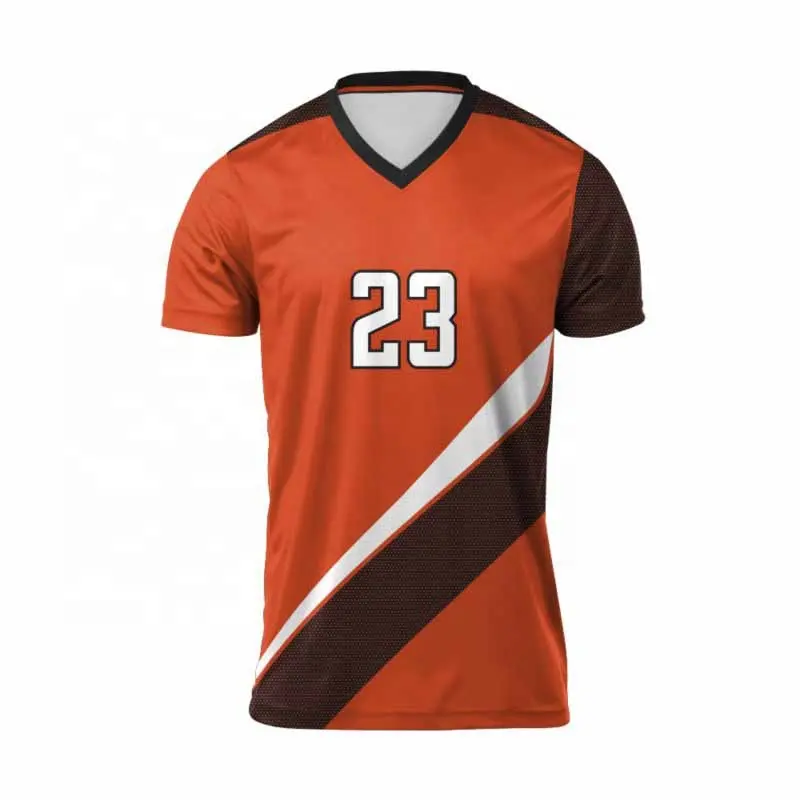 Hızlı yüceltilmiş voleybol formaları görünüm büyük resim eklemek karşılaştırmak için Mens voleybol Polyester Jersey tasarım Profess