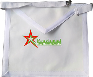 OES-delantal con bordado a mano de la estrella del Este, mandil con bordado a mano de oro y plata - Product Image 4