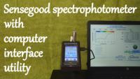 World's Best Sensegood Instruments Spectrophotometer CIE Lab Luv LCh Hunter Lab 400-700nm 0.04DE Peak Wavelength Color