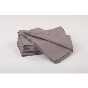 Naturel Organique 100% Pur Coton Lavable Chaud Gris Couleur Serviettes de Table pour la Cuisine - Product Image 1