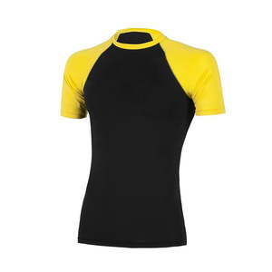 High Quality Unisex Half Sleeves OEM Custom Swimming Rash Guard 100% Nylon Adults <b>Prime</b> Craft Enterprises - Product Image 6