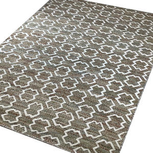 Moquette en Jute tendance, intérieur en chanvre, tons naturels, tapis pour décoration de maison, accessoire fait à la main, style moderne, - Product Image 6