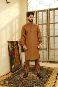 Últimos Diseños de Salwar Kameez de Algodón para Hombre / Salwar Kameez Masculino Estilo Pakistaní - Product Image 2