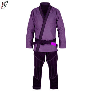 Conjunto de uniforme BJJ Gi blanco hecho a medida de alta calidad Traje de algodón de alta calidad para artes marciales para Taekwondo - Product Image 3