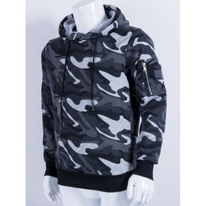 Sudadera Polar con capucha para hombre, diseño personalizado, 360GSM, gran calidad, hombro caído, liso, venta al por mayor - Product Image 5