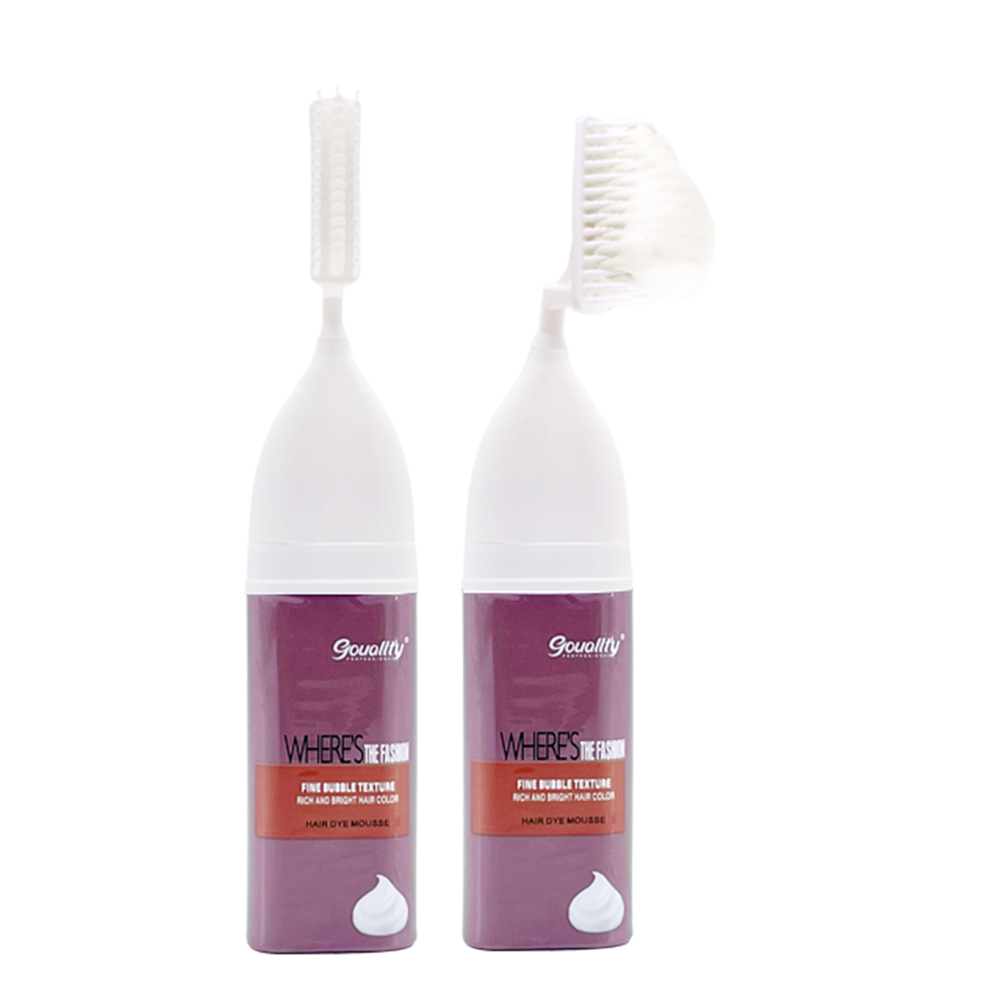 Для мужчин и женщин, легко diy для домашнего использования пенное цветная краска для волос гребень черного и коричневого цветов волшебный окрашивание волос расческа