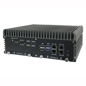 SD5000G1 AMD Ryzen integrado V1000 procesador con 8 <span class=keywords><strong>x</strong></span> GbE/2 <span class=keywords><strong>x</strong></span>/COM/4 <span class=keywords><strong>x</strong></span> DP/4 <span class=keywords><strong>x</strong></span> USB 3,0/GeForce GTX 1050 GPU Mini PC - Product Image 2