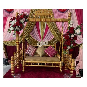 New Golden Sankheda <b>Swing</b> for Wedding Stage Customized Wedding Decor UK Sale DST Exports Factory USA Australia Wholesale - Product Image 1
