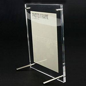 DPP DPP-MD1 Double Face Personnalisé T Forme Table Acrylique Menu Titulaire A4 A5 A6 Papier Insert Signe Stand - Product Image 2