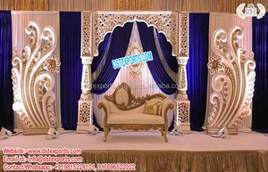 Accesorios de decoración de escenario de boda tradicional, decoración de escenario de boda de Asia del Sur, los mejores accesorios hindúes - Product Image 4