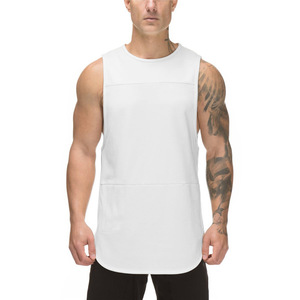 Nueva camiseta deportiva sin mangas para hombre con estampado de logotipo personalizado, chaleco de viaje sin mangas para gimnasio con tela cómoda de nuevo estilo. - Product Image 4