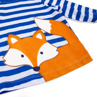 Vêtements d'été pour enfants, imprimés renard mignon, personnalisés, vêtements de maison pour garçons