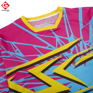 Personalización aceptada Impresión digital Último diseño Camisetas de motocross de manga larga Diseño de equipo Sublimación Camiseta de motocicleta - Product Image 3