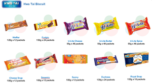 Hwa Tai Waffler - 120g Cream Sandwich Biscuits - Product Image 2