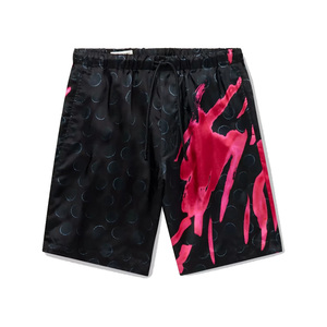 Short en maille pour homme Motif Paisley Imprimé Casual Sport Quarter Trunks Street Fashion Au-dessus du genou Design Shorts - Product Image 6