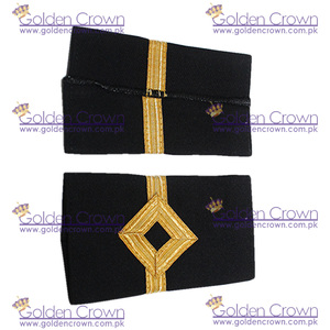 Charretera personalizada al por mayor Third | Charretera personalizada sin cordones con trenza dorada - Product Image 3