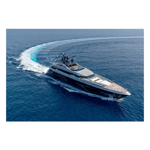 Yacht personnel de luxe avec meubles, bateau campagnard