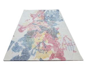 Handloom Printed Luxury Wool Rug Erase Effect Carpet for Home with 3D Embroidered Handloom Handloomed Carpet Rug for Room Space - Product Image 1