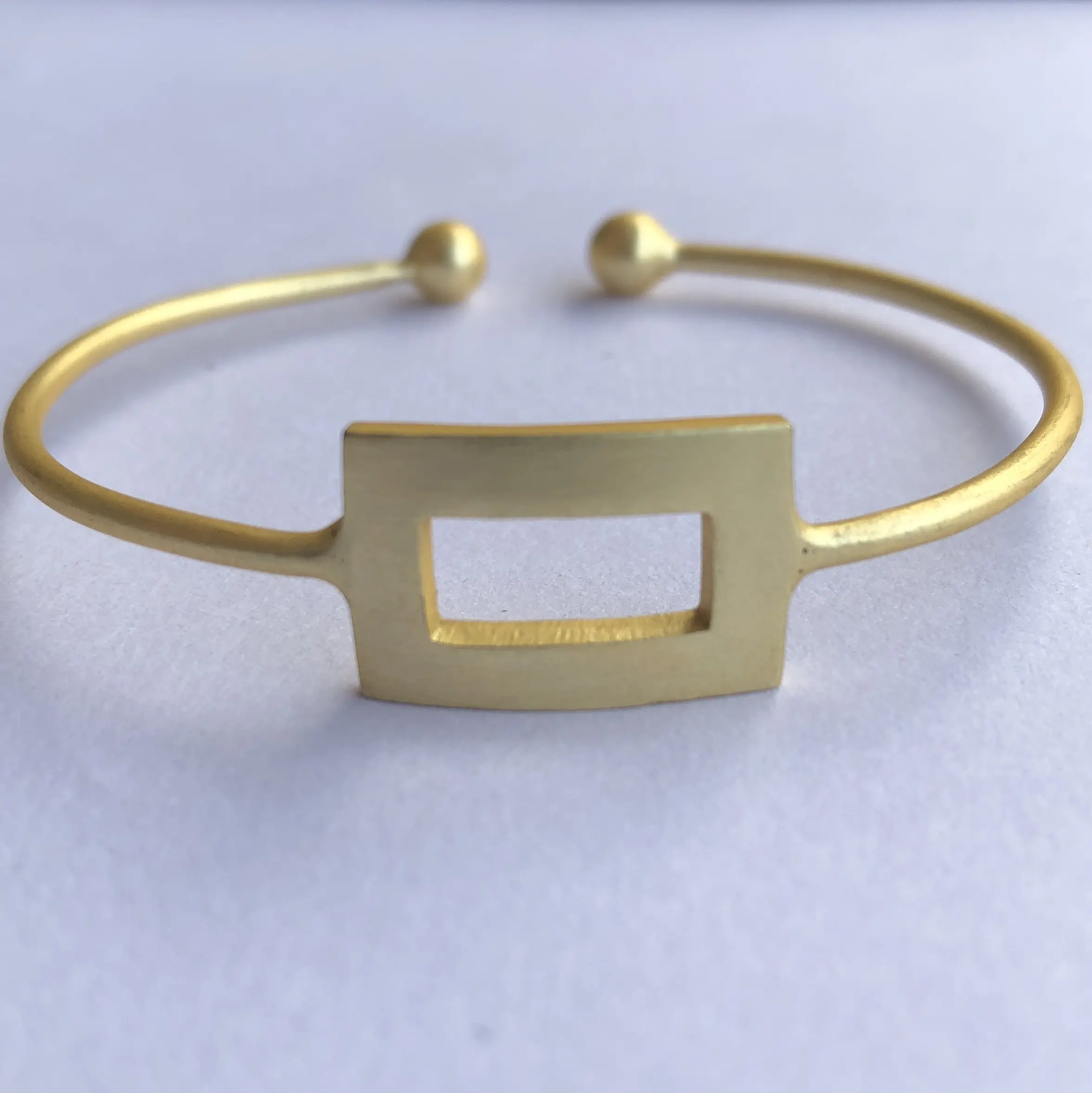 925 Sterling Silver Gold Matte Finish Bangles Bracelet from Jewelry Manufacturer at Wholesale Dealer Price Online Closeout Deals