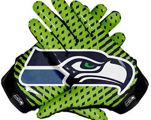 Gants de receveur de football américain personnalisés avec cuir synthétique, logo et design personnalisés pour des performances améliorées, protection sportive - Product Image 6