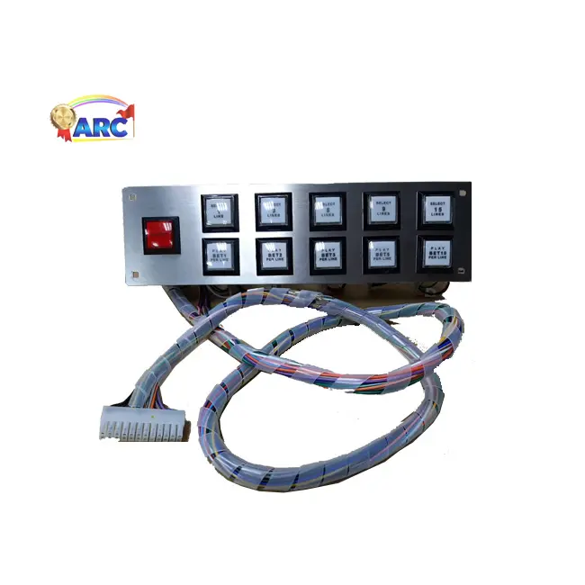 METAL BUTTON PANEL Tiny Aio  Metal Button Panel With Cable For Game Board