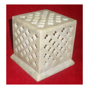 Pure Soapstone Carving <b>Tea</b> <b>Light</b> <b>Candle</b> Holder For Home Decoration Purpose - Product Image 1