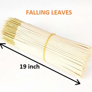 Encens en vente de baguettes de 19 pouces, bâtonnets d'encens en feuilles naturelles, fournitures en vrac de la marque principal (blanc), 100 pièces - Product Image 1