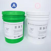Caoutchouc de silicone liquide de dureté 40 Shore A, caoutchouc de silicone liquide de qualité alimentaire, matières premières en silicone pour les produits textiles