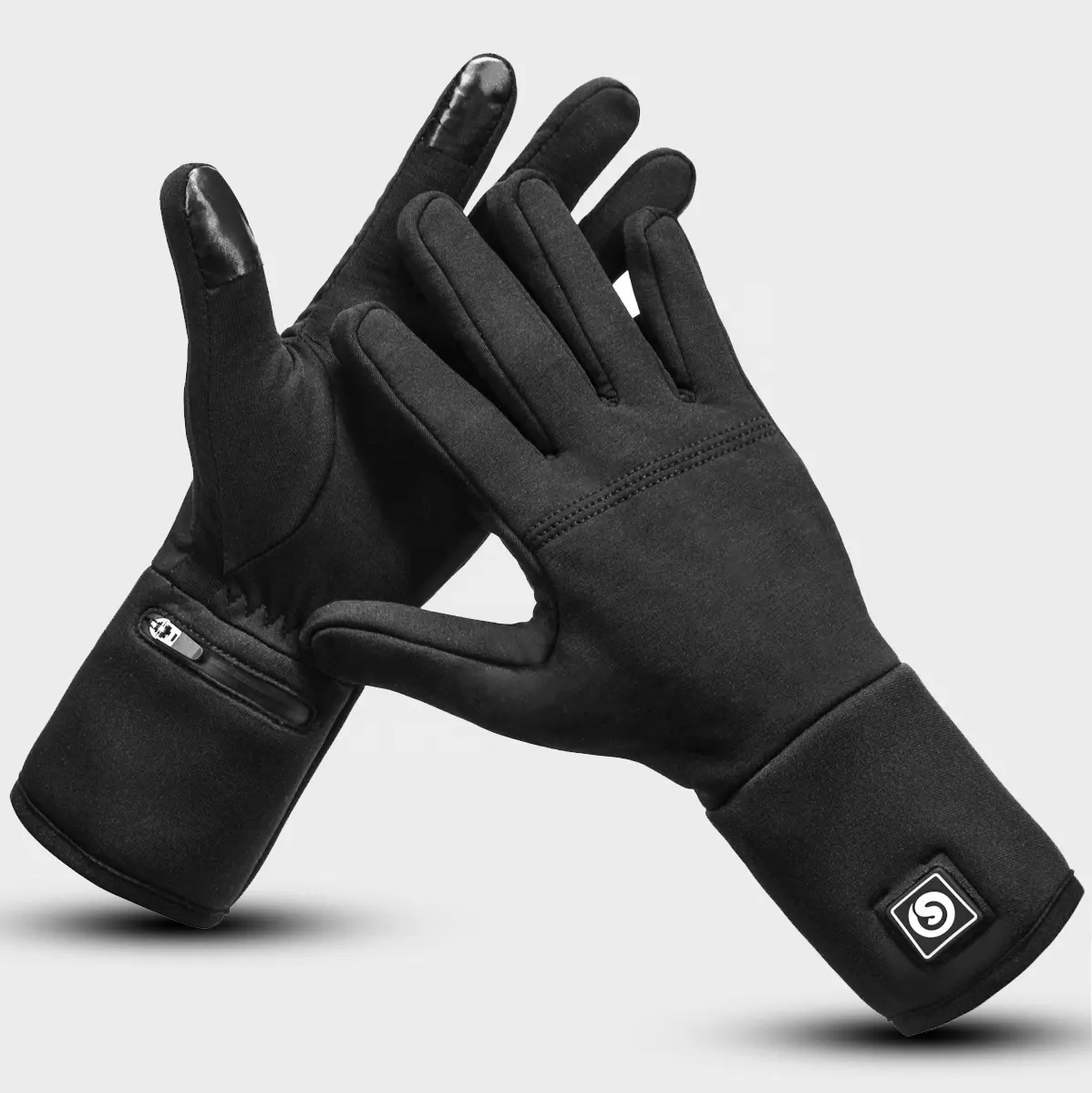 Heated Gloves SAVIOR 7.4V 2200Mah Rechargeable Battery Heated Glove Liner Thin Heated Gloves Bike Gloves