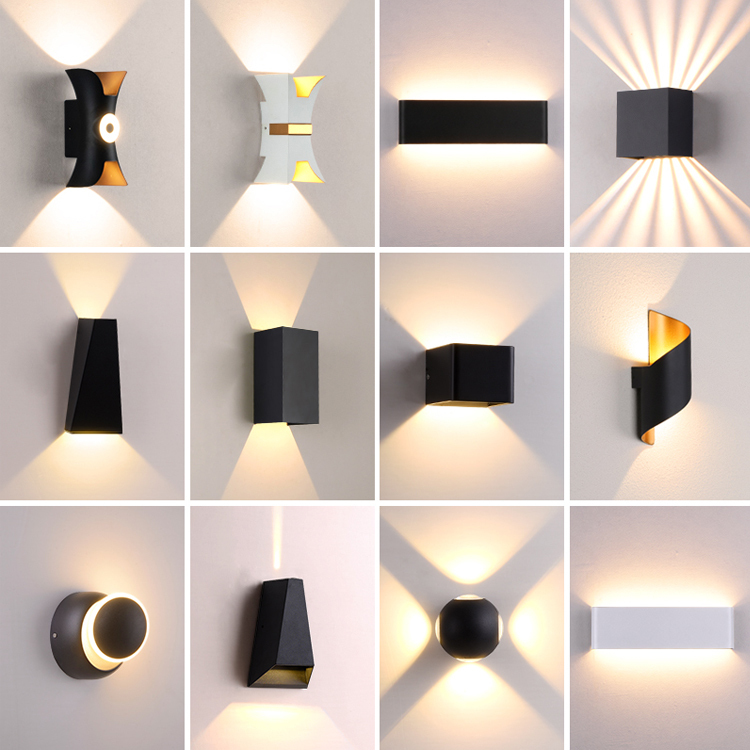 AC110V AC220V Modern Waterproof IP65 Outdoor Decor Indoor Wall Led Lamp Surface Mounted Aluminum Led Wall Lights for Hotel · image 6