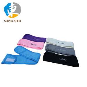 New Design Cotton Embroidery <b>Makeup</b> <b>Headband</b> With Custom logo - Product Image 6