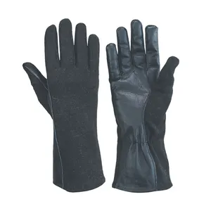 Wholesale customized New Touch Screen Nomex Gloves / Full Finger Flight Operations Nomex Pilot Gloves