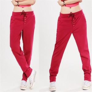 Gym fitness logo personnalisé femmes pantalons de survêtement personnalisé Joggers femmes couleur unie lâche Sweat femme pantalon Fitness Corset - Product Image 6