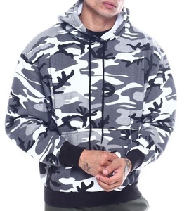 Conjunto de Sudadera con Capucha y Pantalones Deportivos de Dos Piezas, Estampado de Camuflaje, Transpirable, de Forro Polar, para Invierno, para Hombre - Product Image 4