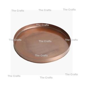 Plateau de service en cuivre au design attrayant avec plateau de collations de restaurant de qualité supérieure - Product Image 2