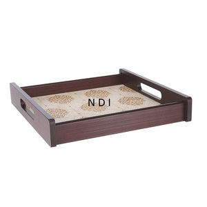 Bandeja para servir aperitivos y café de la mejor calidad, diseño único, bandeja para servir dulces pasteles, suministros para el hogar y el Hotel, artículo de cocina - Product Image 1