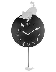 Pendule murale en forme de chat et de poisson, horloge, pendule mijotée, nouvelle ville, nouveauté - Product Image 1