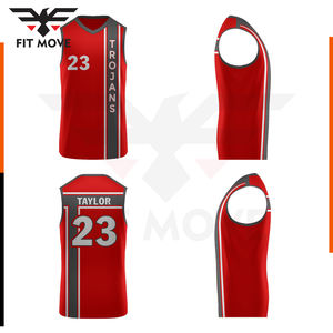 2024 nouveauté maillot de basket-ball personnalisé respirant et durable avec logo imprimé Design OEM ODM Service bas prix - Product Image 6
