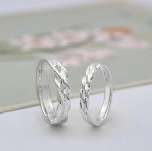 Anillo de Eternidad Romántico de Plata de Ley, Continuación del Amor, para Boda y Aniversario - Product Image 2