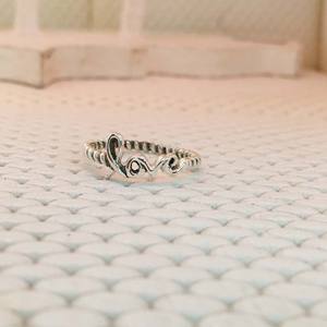 Bague unie pour amoureux en argent sterling 925 Bagues décontractées en argent sterling 925 pour dames Bagues de fiançailles en argent sterling 925 pour femmes - Product Image 2