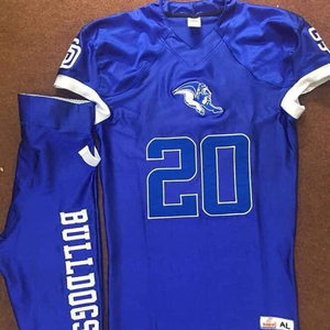 ชุดยูนิฟอร์มอเมริกันฟุตบอลสำหรับเยาวชนคุณภาพสูง พร้อมตัวเลือกปรับแต่งชื่อ โลโก้ และสี - Product Image 1