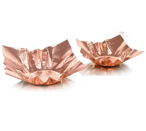 Plateau en cuivre fait à la main, ustensile de service alimentaire, plateau en cuivre, Design personnalisé, exportation depuis l'italie - Product Image 4