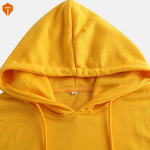 Sudadera con capucha para hombre y mujer, ropa de calle de alta calidad, con forro polar de rizo francés, Logo personalizado, color blanco, 100% algodón - Product Image 3