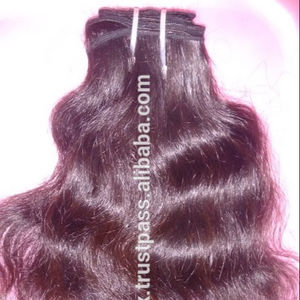 Tejido ondulado de cabello crudo. El mejor tejido de cabello humano del sur de la India. Tejido de cabello Remy sin enredos y sin derrames de la India. - Product Image 1