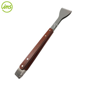 Pinzas de barbacoa de acero inoxidable con mango de palisandro - Product Image 2
